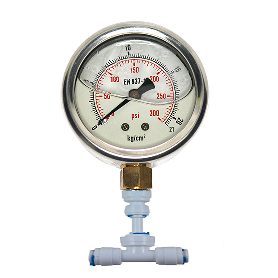 IONIX water pressure gauge
